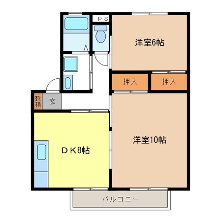 ブルーフェアリーの物件間取画像